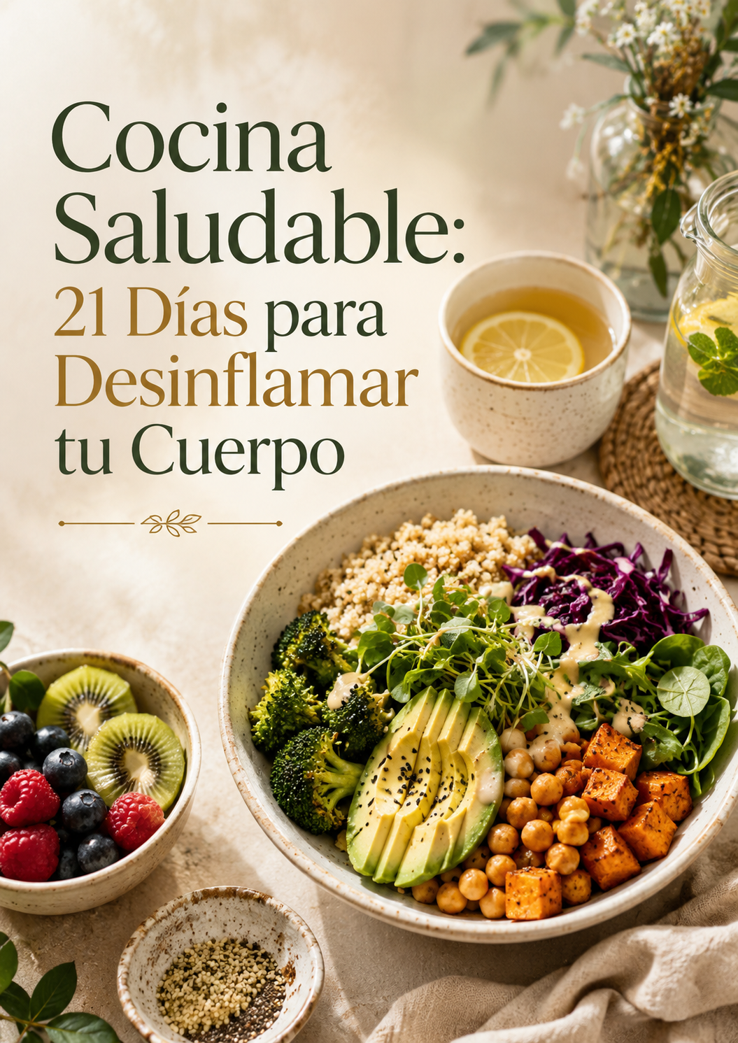 COCINA SALUDABLE: 21 DÍAS PARA DESINFLAMAR TU CUERPO